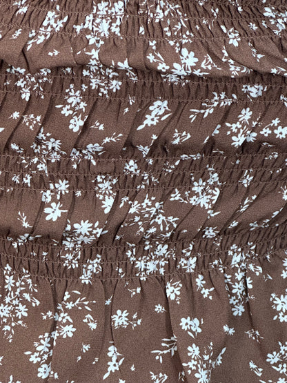 ULTRA FLIRT Smocked Peplum Top