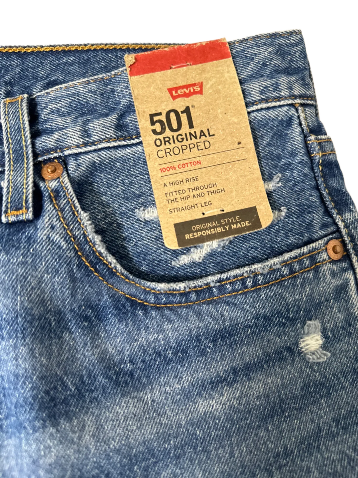 LEVI’S Women’s 501 Crop Jeans