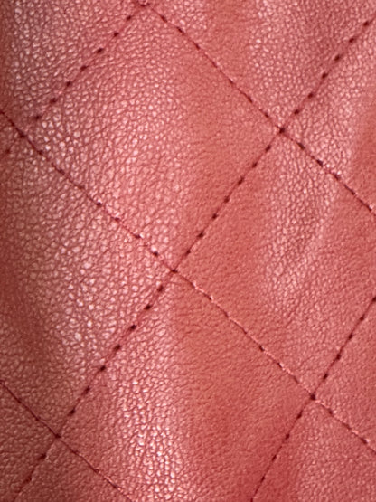TINSELTOWN Quilted Faux-Leather Mini Skirt