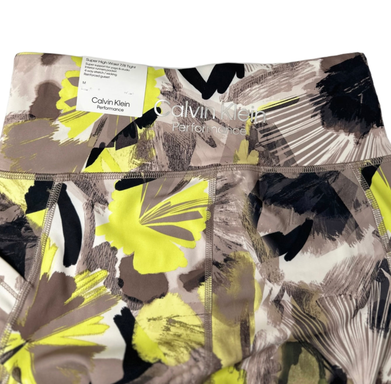 CALVIN KLEIN Floral Print 7/8 Leggings