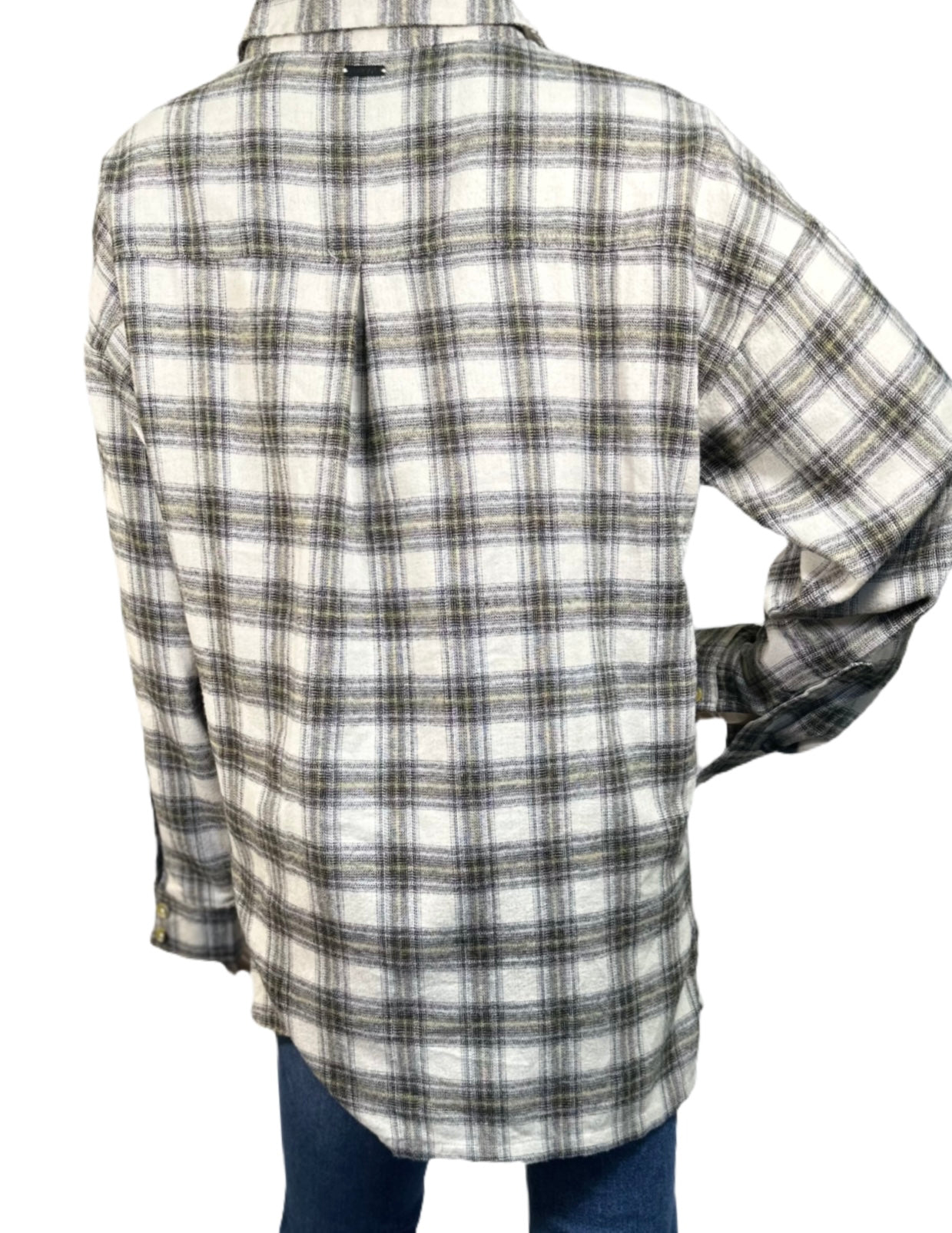 HURLEY Odessa Plaid Boyfriend Shirt