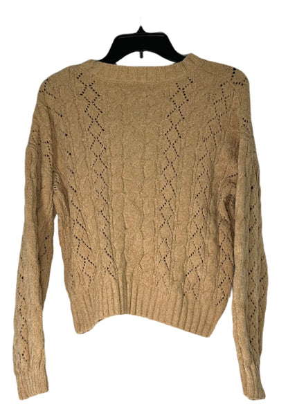 HIPPIE ROSE Crewneck Cozy Chenille Cable-Knit Sweater