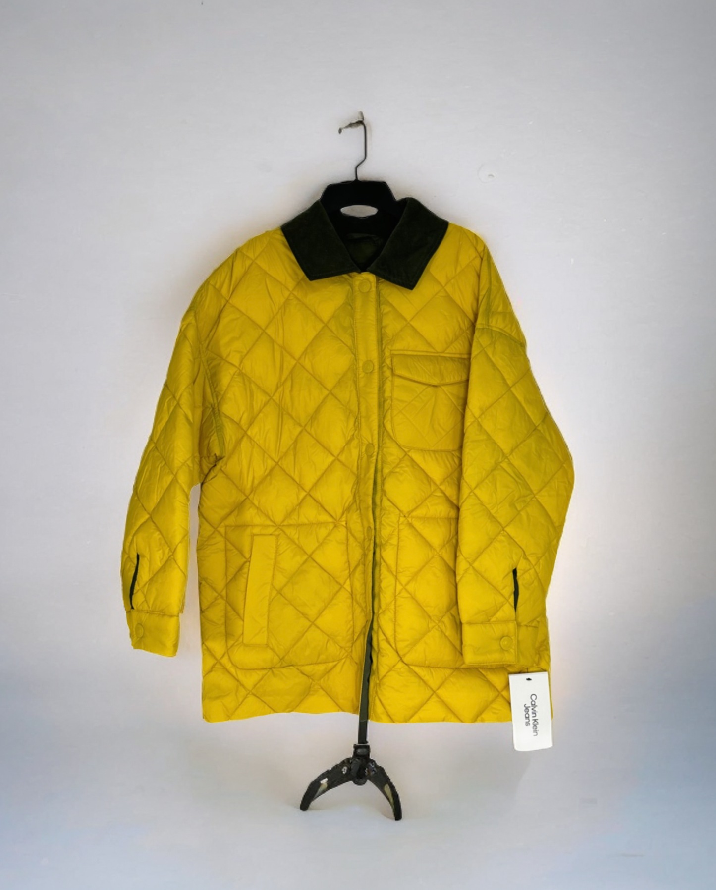 Calvin Klein Women’s Reversible Quilted Barn Jacket