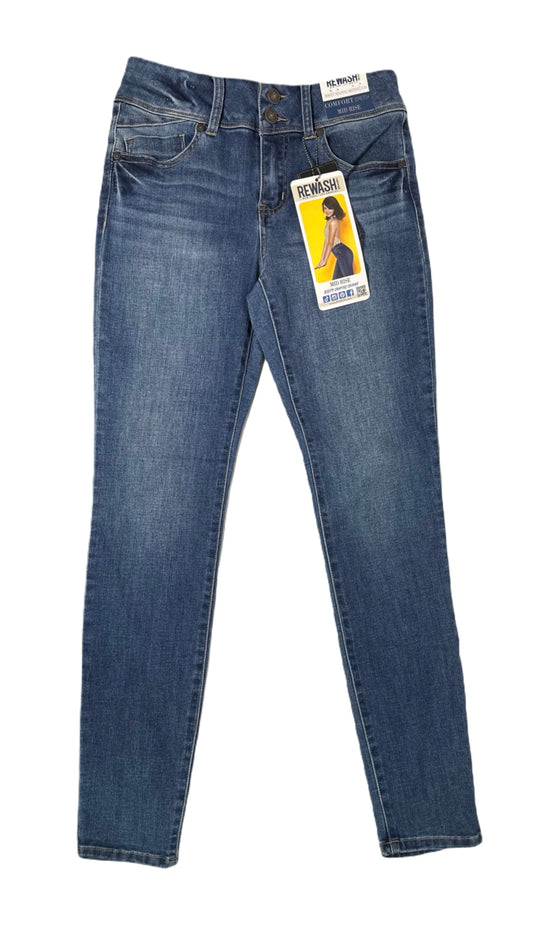 REWASH Mid-Rise Booty-Shaping Skinny Jeans