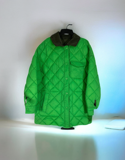 Calvin Klein Women’s Reversible Quilted Barn Jacket