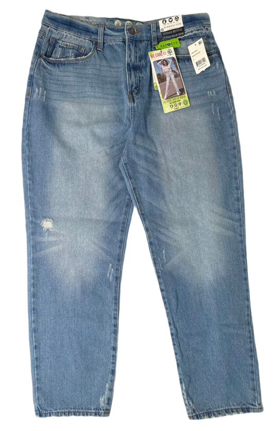 REWASH Super High Rise Distressed 90s Mom Jeans