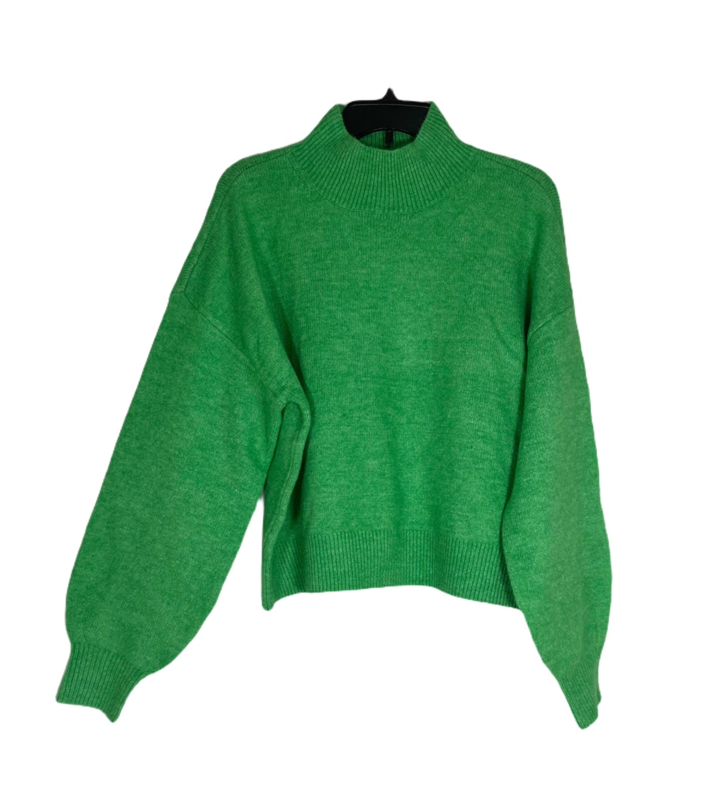 CALVIN KLEIN Mock Neck Roomy Long Sleeve Sweater