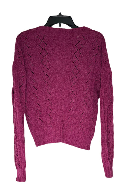HIPPIE ROSE Crewneck Cozy Chenille Cable-Knit Sweater