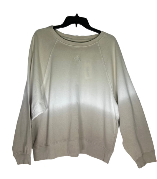 CALVIN KLEIN Women's Cotton Ombre Skyline Sweatshirt - Waterfall Combo