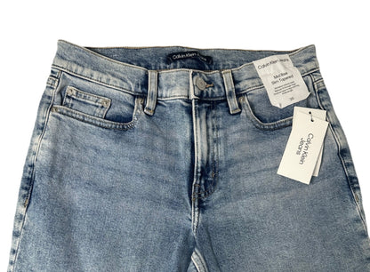 CALVIN KLEIN Mid-Rise Tapered Slim Jeans