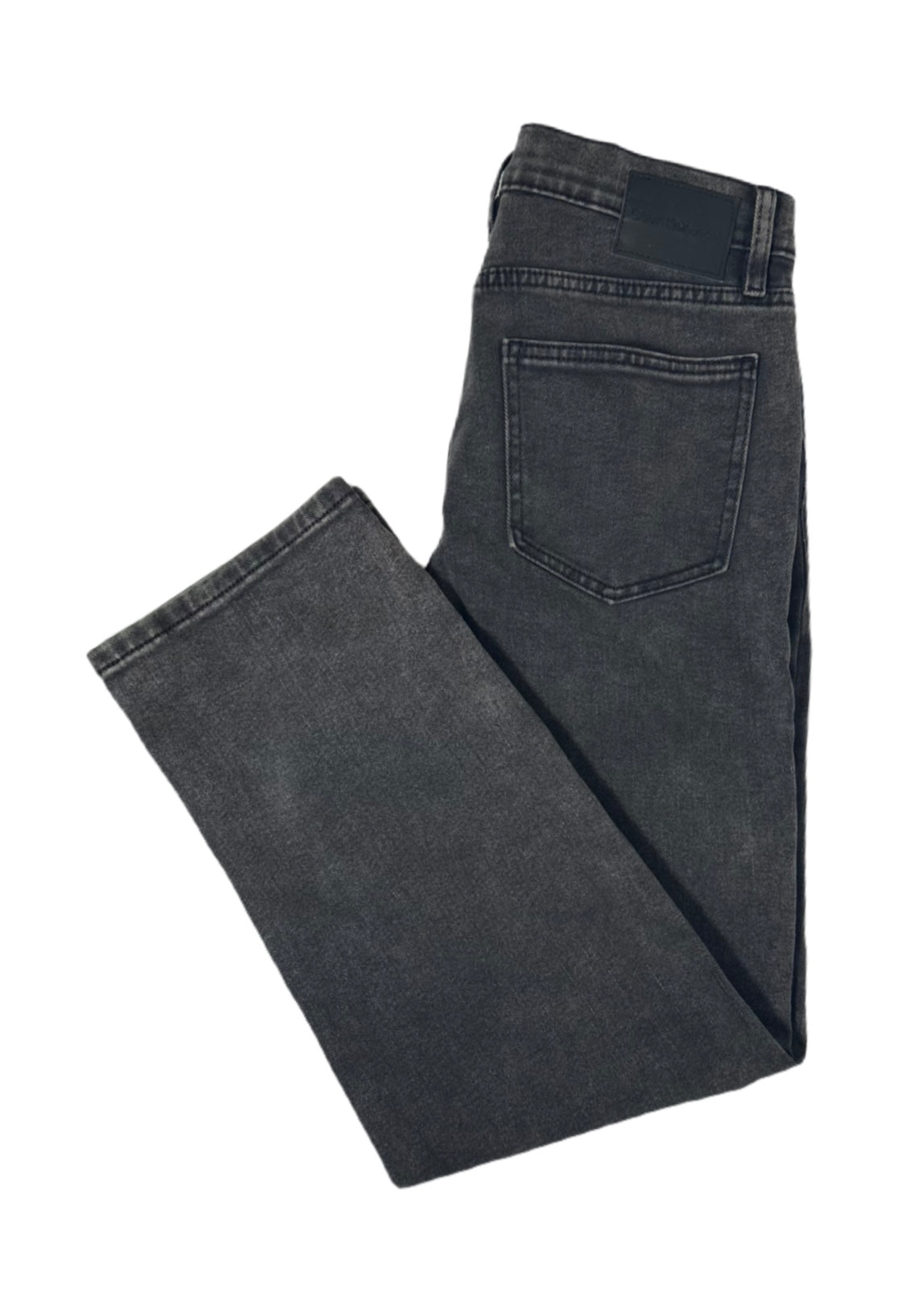 CALVIN KLEIN High-Rise Straight-Leg Jeans