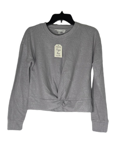 HIPPIE ROSE Cozy Twist-Front Long-Sleeve Top