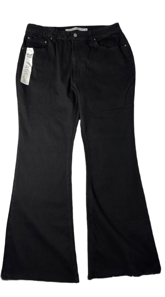 TINSELTOWN High-Rise Straight Leg Flare Jeans