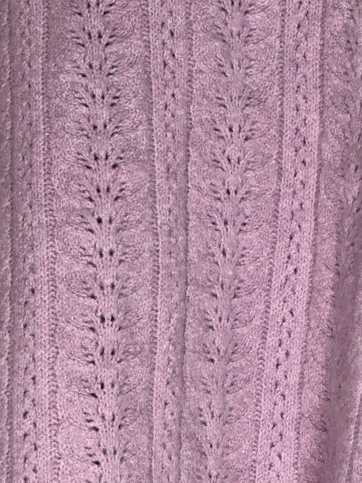 HIPPIE ROSE Crewneck Pointelle-Knit Sweater