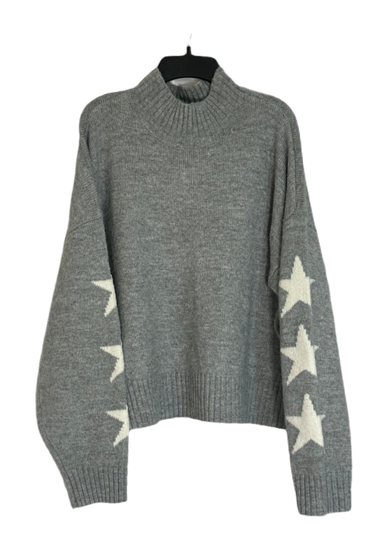 ULTRA FLIRT Stars Mock-Turtleneck Sweater