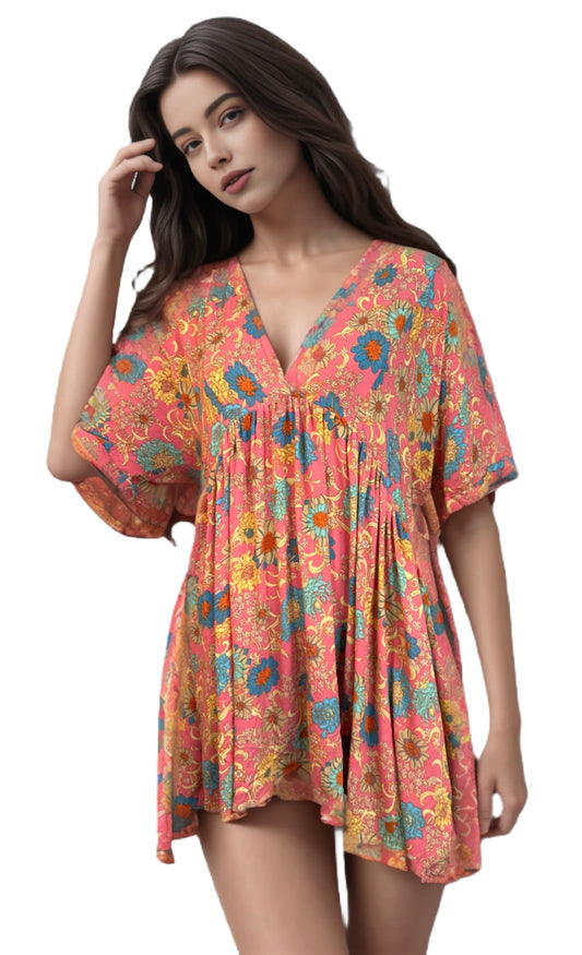 O'Neill Rosemary Belize Short Sleeve Dress