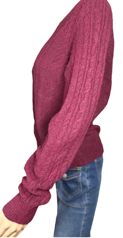 HIPPIE ROSE Cable-Knit Sweater