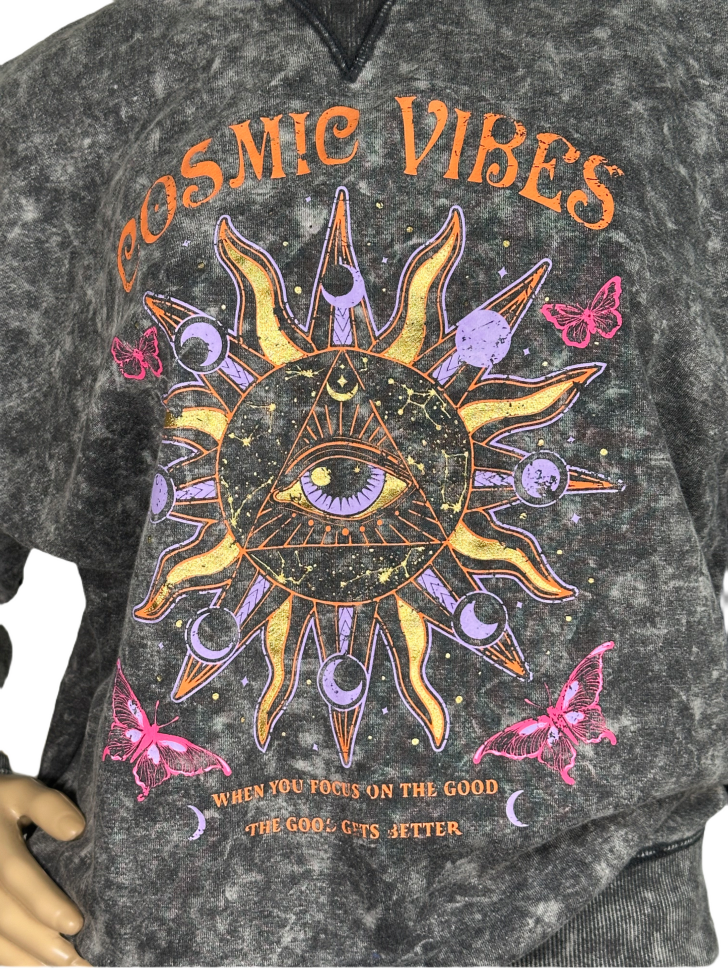 SELF ESTEEM  Cosmic Vibes Crewneck Sweatshirt