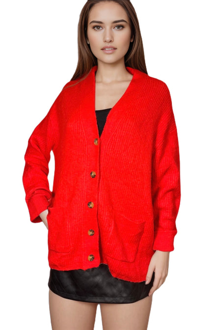 BILLABONG Button-Front Knit So Chill Cardigan