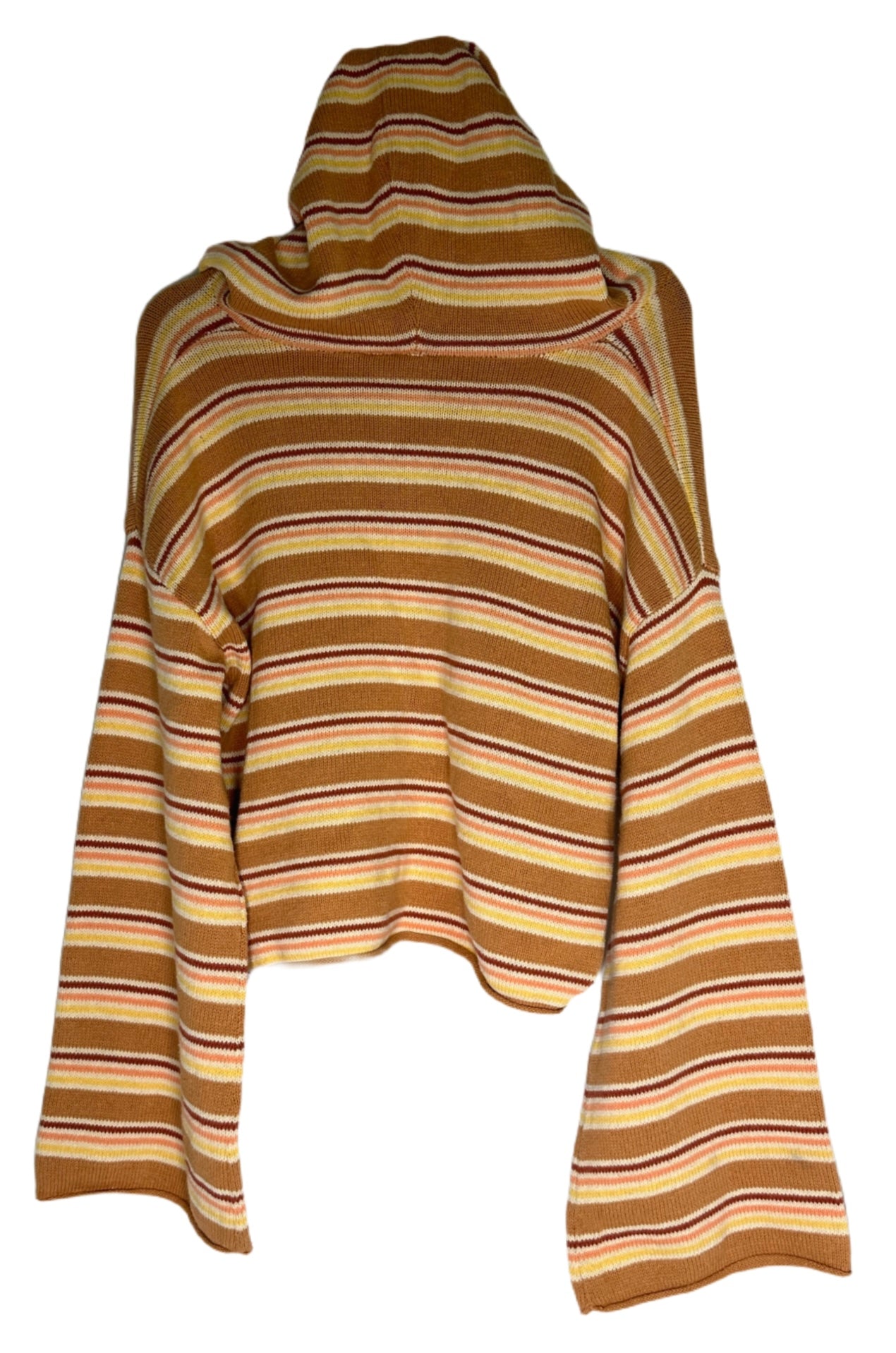 ROXY Side Swipe Cropped Poncho Hoodie