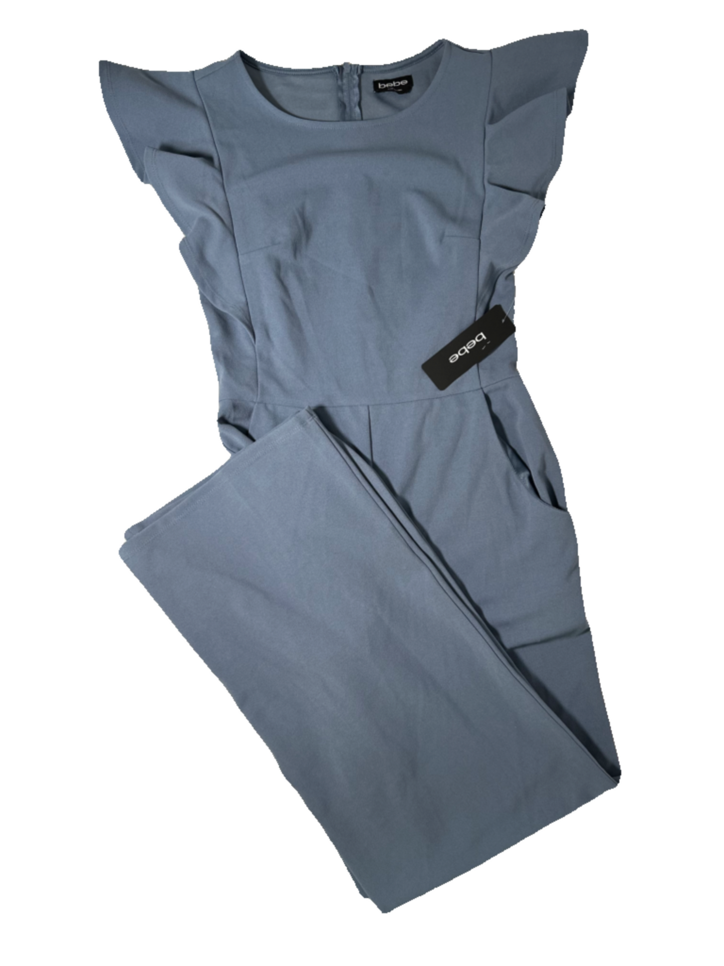 BEBE Flutter Sleeve Pants Jumpsuit