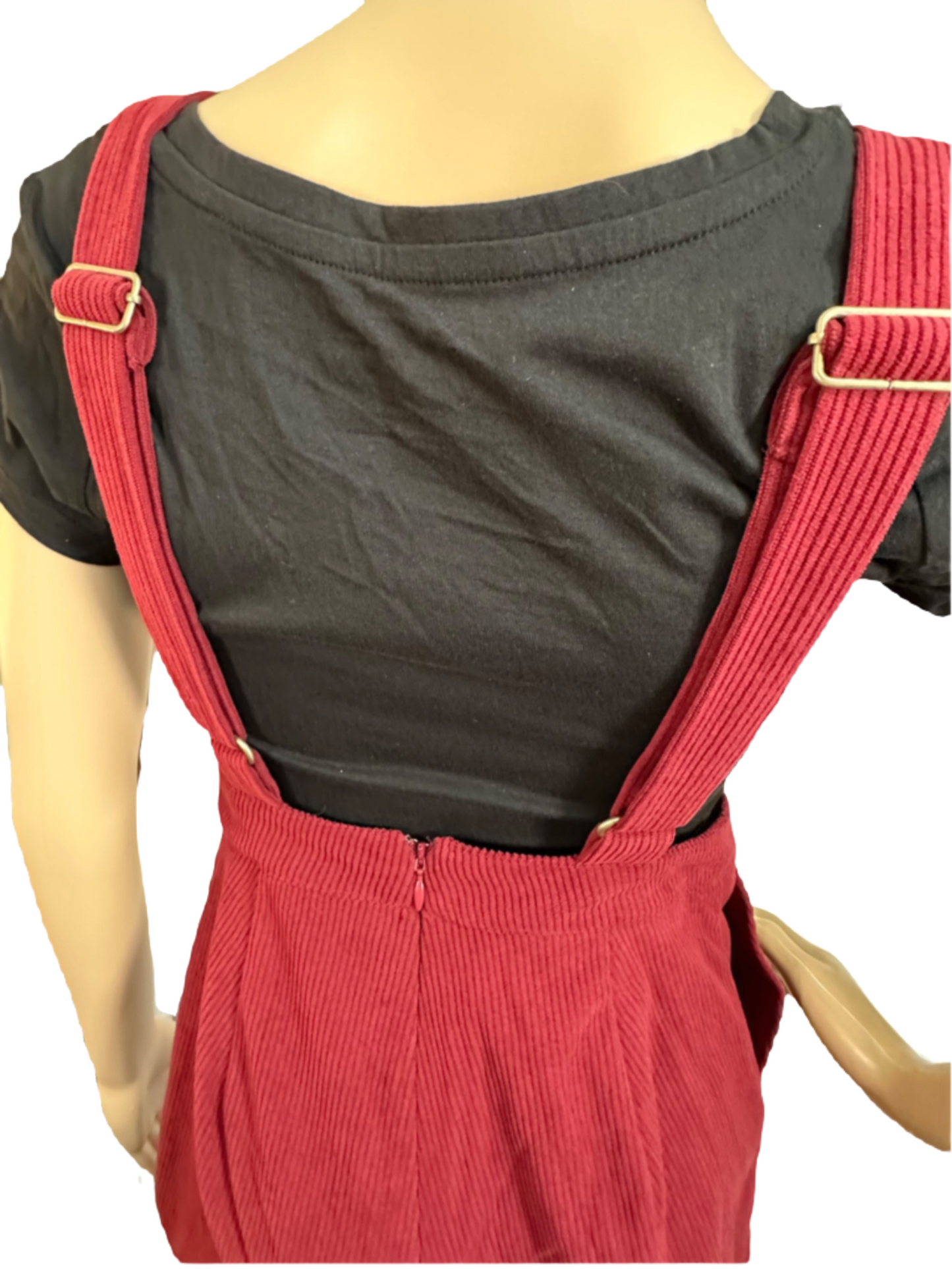 HURLEY Juniors Ronnie Corduroy Flare Jumpsuit