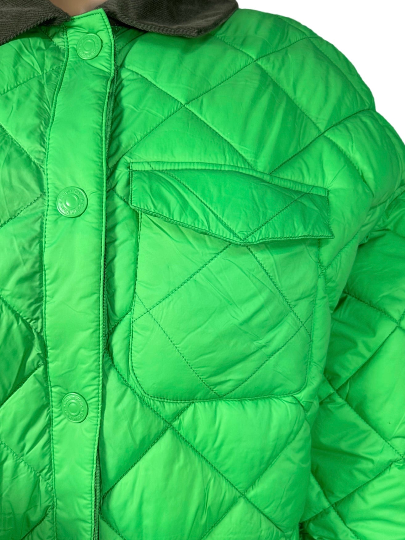 Calvin Klein Women’s Reversible Quilted Barn Jacket