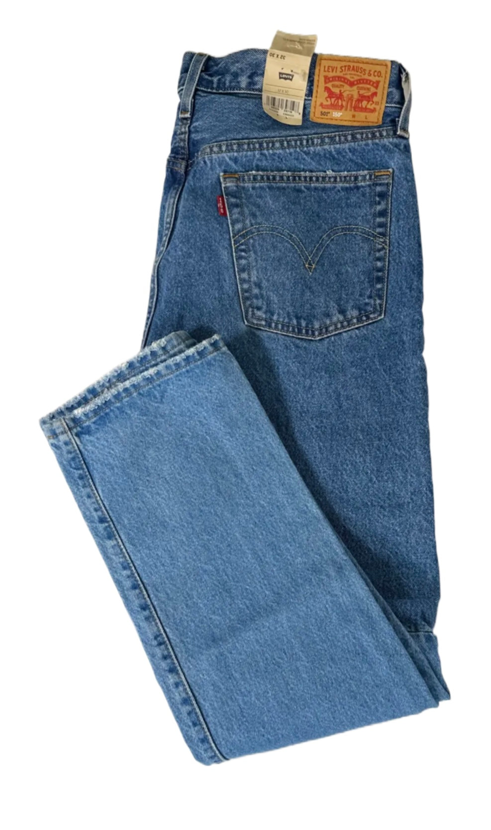 LEVI’S Women’s 501 Pieced Straight Leg Jeans