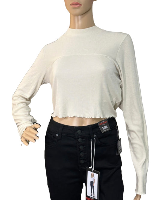 RVCA Saved Long Sleeve Crop Top