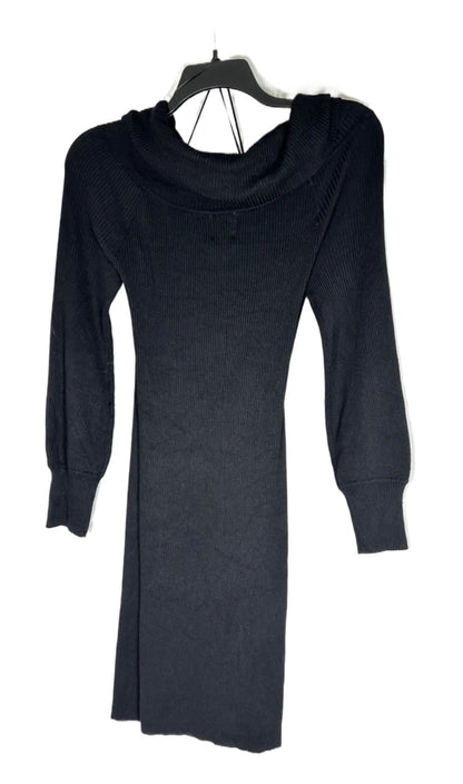 HIPPIE ROSE Off-The-Shoulder Long Sleeve Sweater Dress