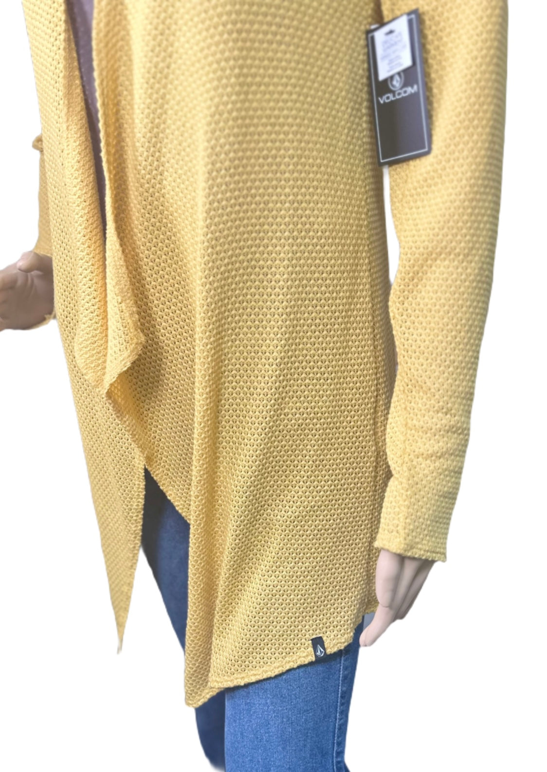 VOLCOM GoGo Open Front Wrap Cardigan