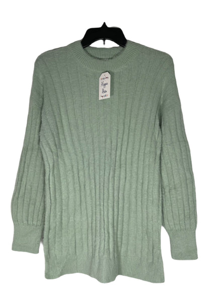 HIPPIE ROSE Ribbed-Knit Eyelash Tunic Sweater