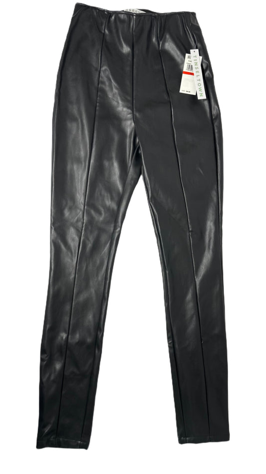 TINSELTOWN Faux Leather High Rise Skinny Pants
