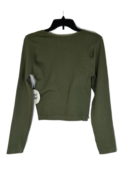 PLANET HEART Lace-Trimmed Square-Neck Seamless Top