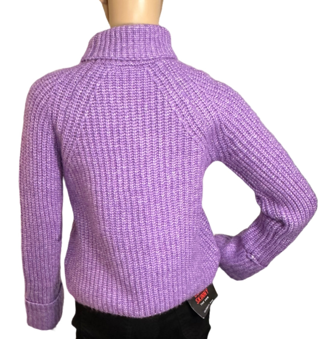 ULTRA FLIRT Ribbed Turtleneck Sweater