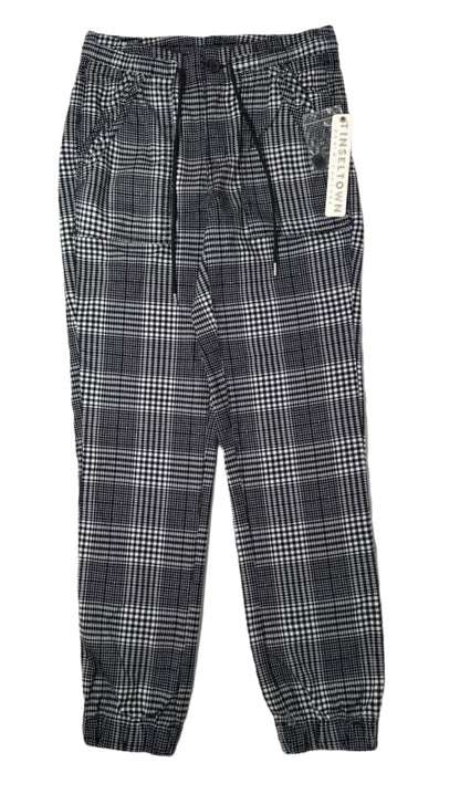 TINSELTOWN Elastic-Cuff Pull-On Denim Jogger Pants