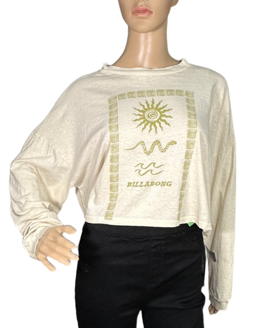 BILLABONG Beach Boyfriend Crop Top
