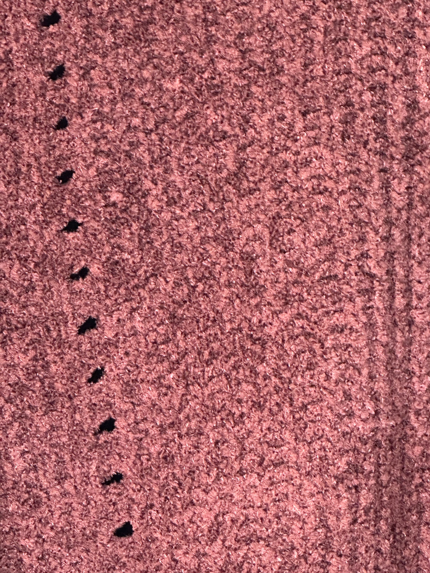 CRAVE FAME Chenille Pointelle Sweater
