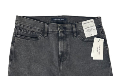 CALVIN KLEIN High-Rise Straight-Leg Jeans